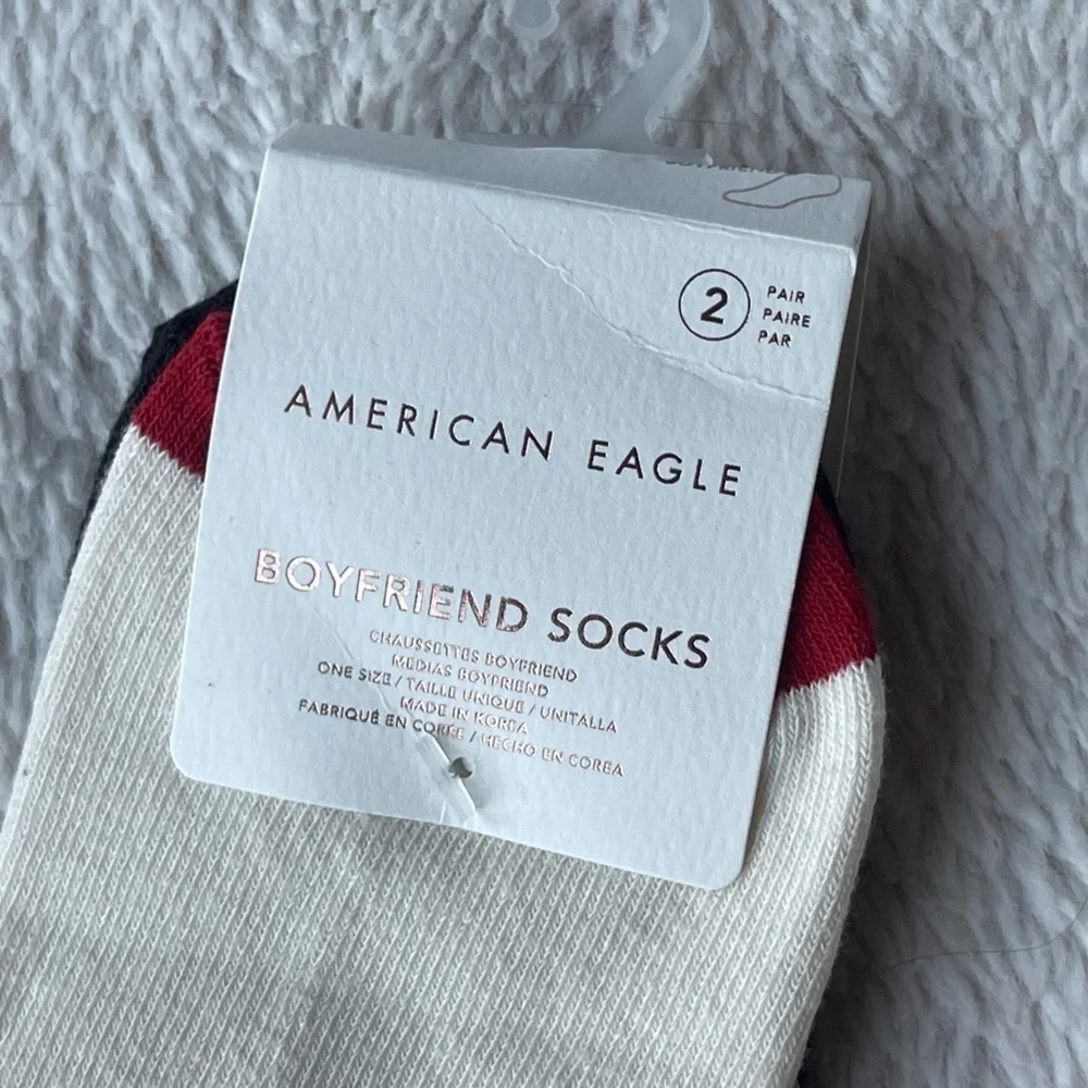 American Eagle nwt Christmas holiday winter boyfriend novelty socks